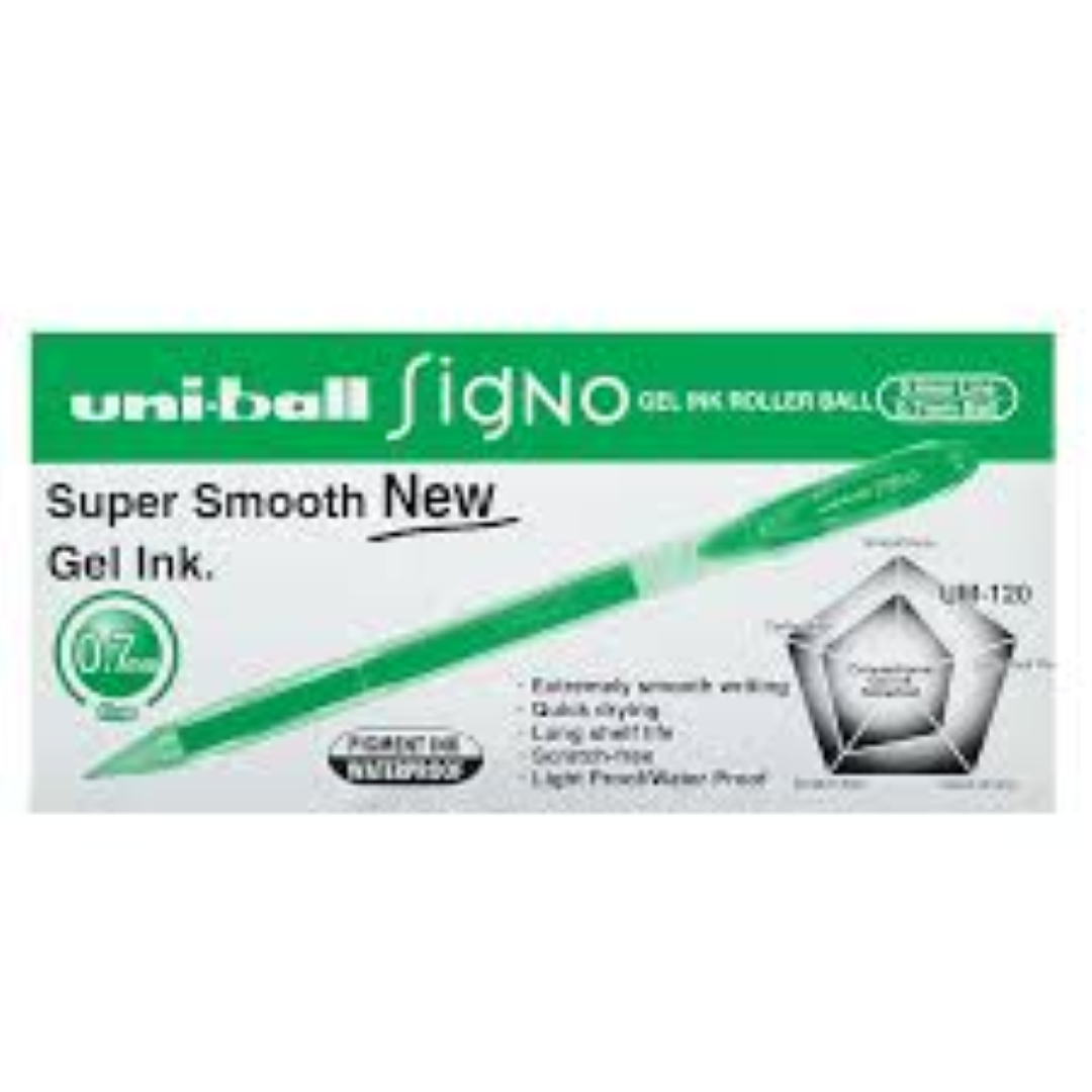 Uni Signo 0.7mm Green MI-UM120-GN